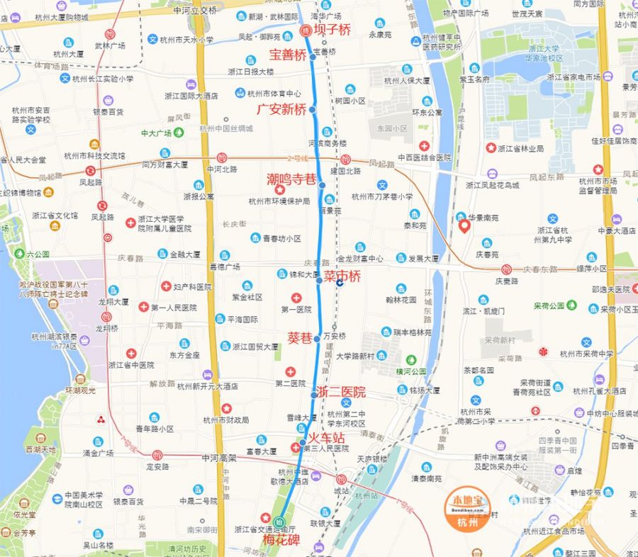 杭州水上巴士7号线时刻表、路线图一览
