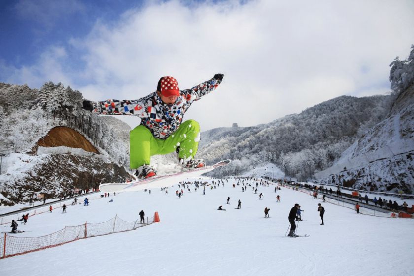 杭州大明山滑雪场图片一览(最新)