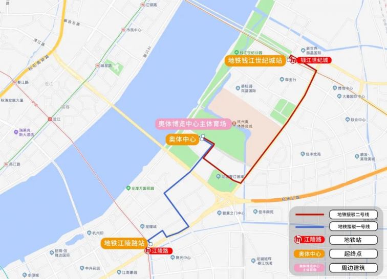 2020杭州马拉松地铁接驳专线上车地点下车地点公交线路