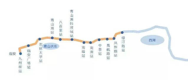 杭州地铁16号线后通段途径景点