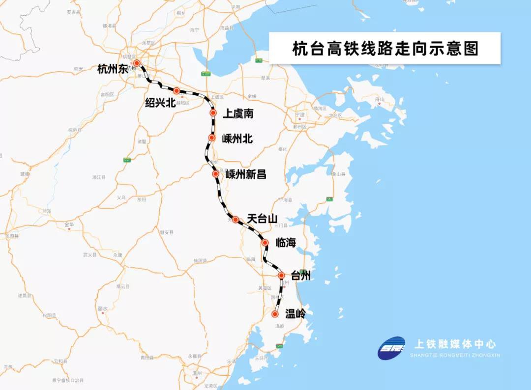 杭台高铁新建线路一览(附图示)