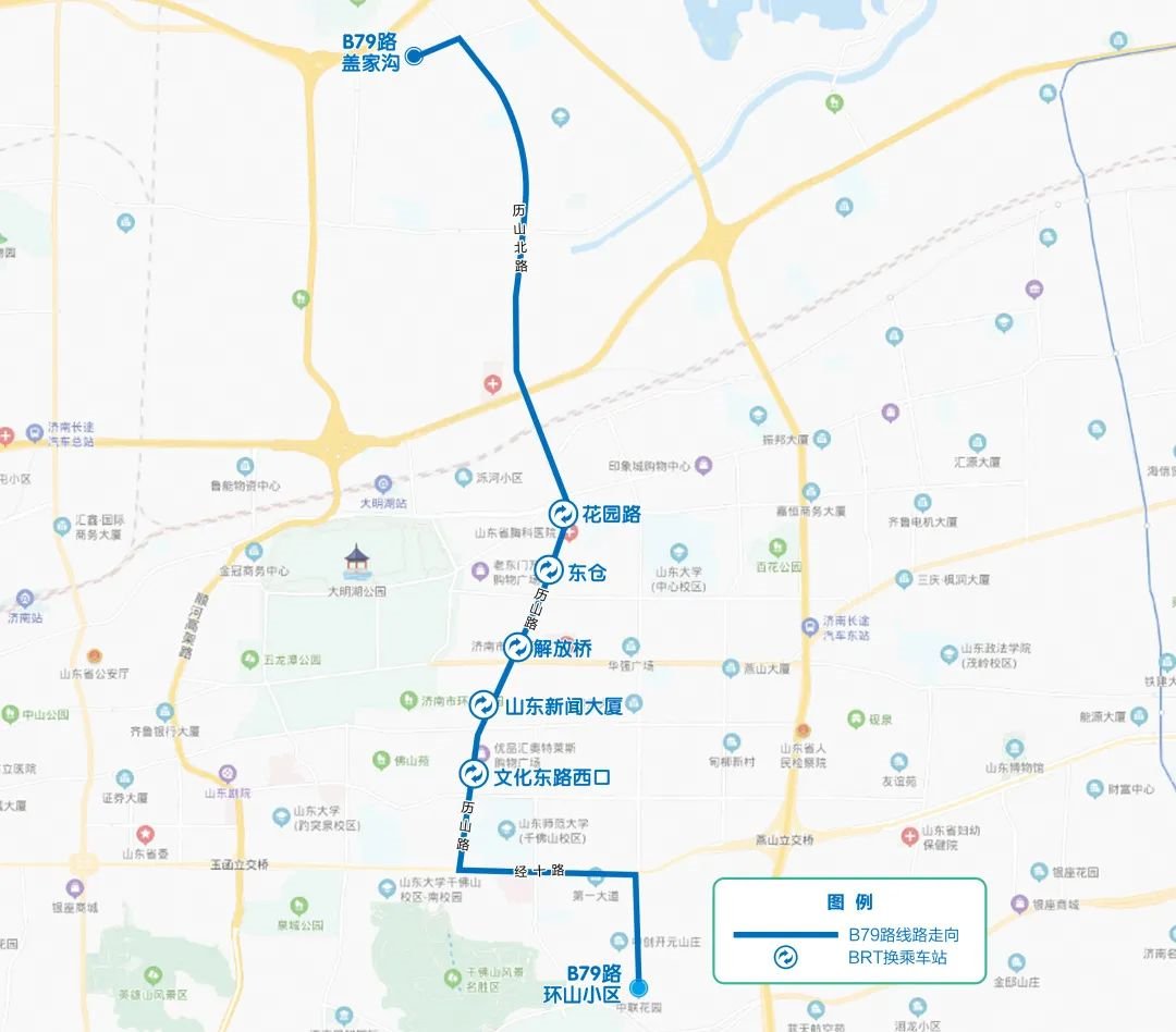 济南公交拟将k79路,k165路,k57路,k71路,97路提升为b线路