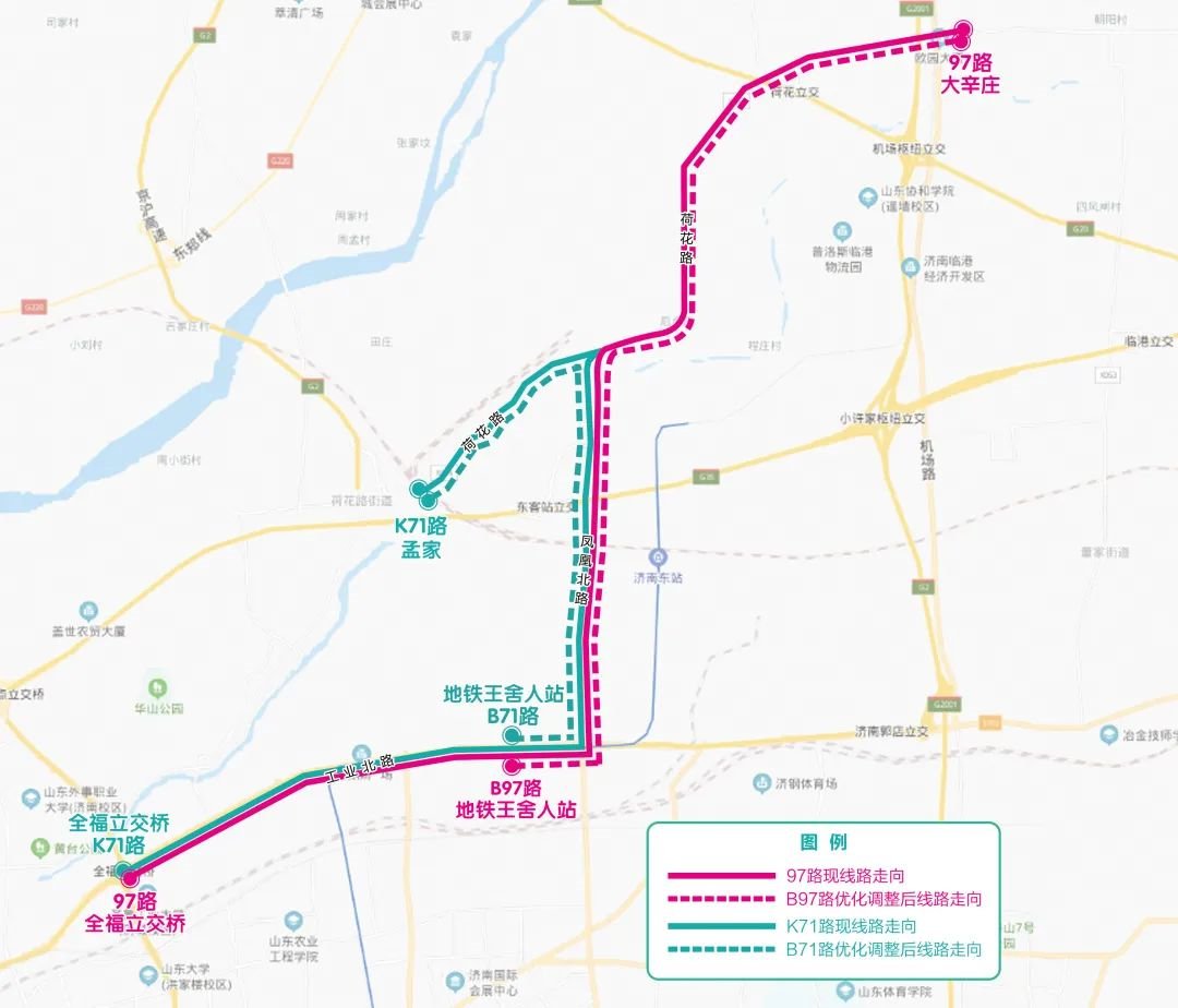97路公交车路线图,5路公交车路线图 济南公交拟将k79路,k165路,k57路,k71路,97路提升为b线路