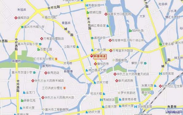 南湖区新嘉街道地图全图高清版- 嘉兴本地宝