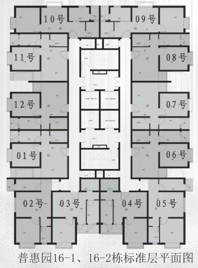 2022昆明普惠园公租房户型图一室户型