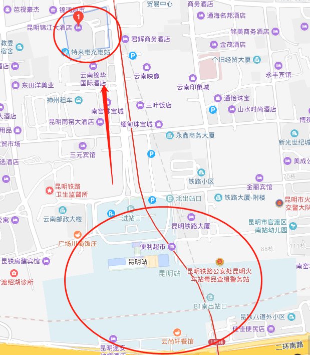 昆明火车站到长水机场大巴在哪坐？