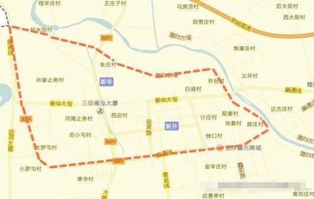 2020廊坊香河限行区域示意图