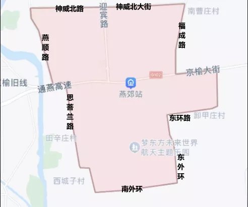 廊坊燕郊2021限行区域地图