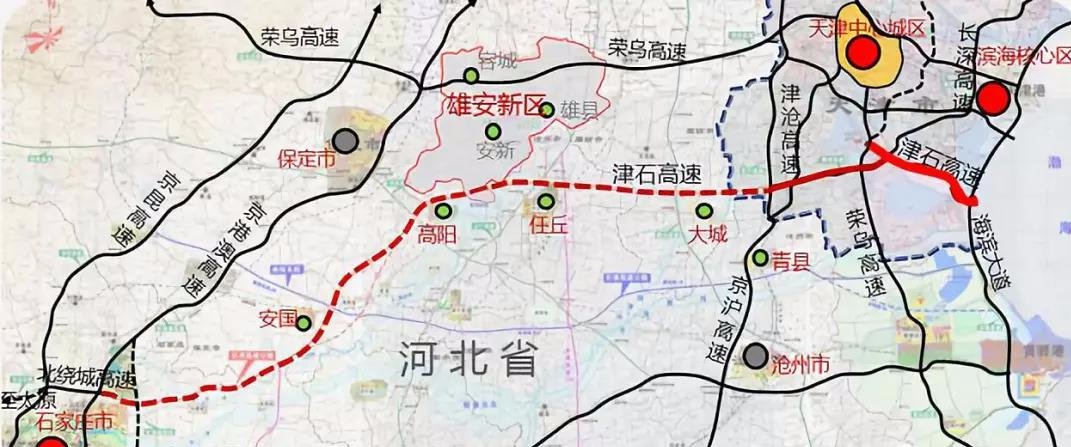 津石高速最新路线图
