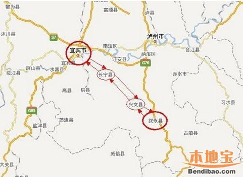 叙威高速公路介绍:叙威高速公路起于泸州市叙永县正东镇普附近