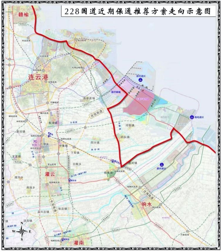 2021连云港徐圩新区道路实行交通管制通告