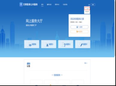 甘肃医保公共服务办事大厅异地就医备案流程（附图解）