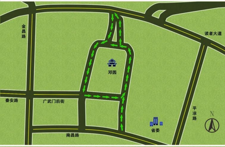 兰州小西湖西街等9条城区道路实施单向通行通告