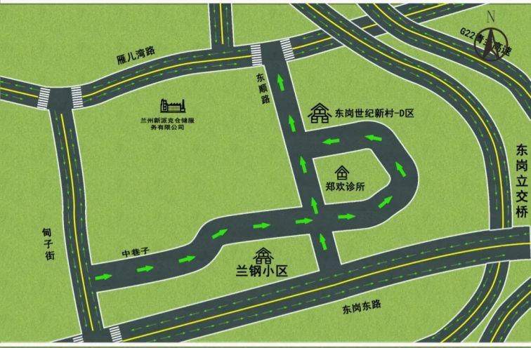 兰州小西湖西街等9条城区道路实施单向通行通告