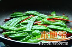 清炒荷兰豆的做法步骤:7