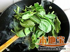 清炒青菜心的做法步骤:5