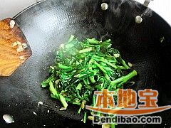 清炒青菜心的做法步骤:8