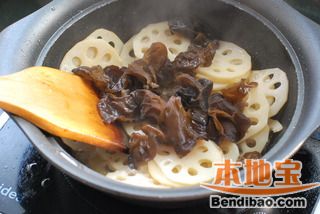 【莲藕木耳炒肉片】的做法步骤:14