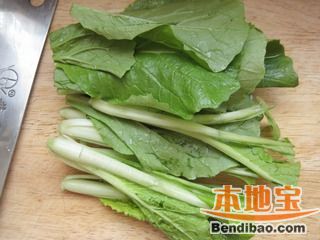 鸡脯扒小白菜的做法步骤:3