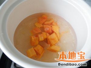 美容甜饮------木瓜银耳糖水的做法步骤:4