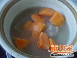 健脾消食---木瓜排骨汤的做法步骤:4