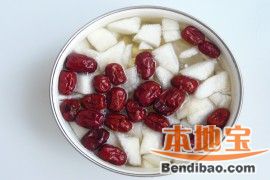 生梨红枣白果汤的做法步骤:5