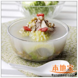 清火更清凉-----苦瓜绿豆骨头汤的做法步骤:10