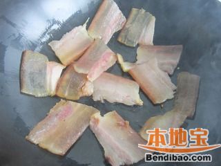 干锅腊肉的做法步骤:7