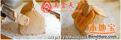 圣诞蛋糕小雪屋-冬天里的童话