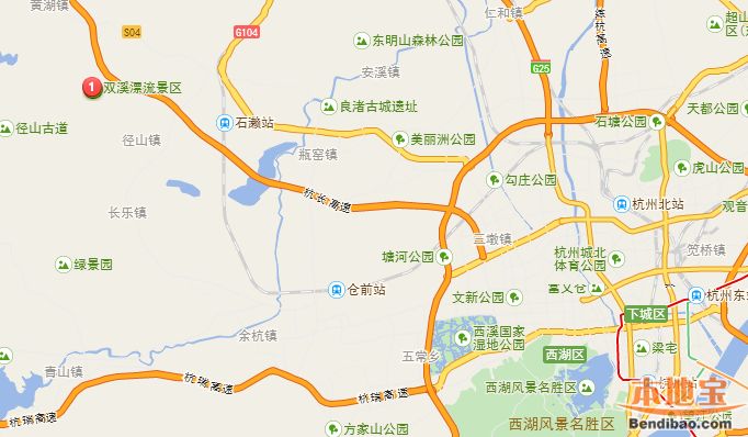 自驾路线:    具体路线:   宁波市出发-杭州湾环线南线-杭州绕城高速图片