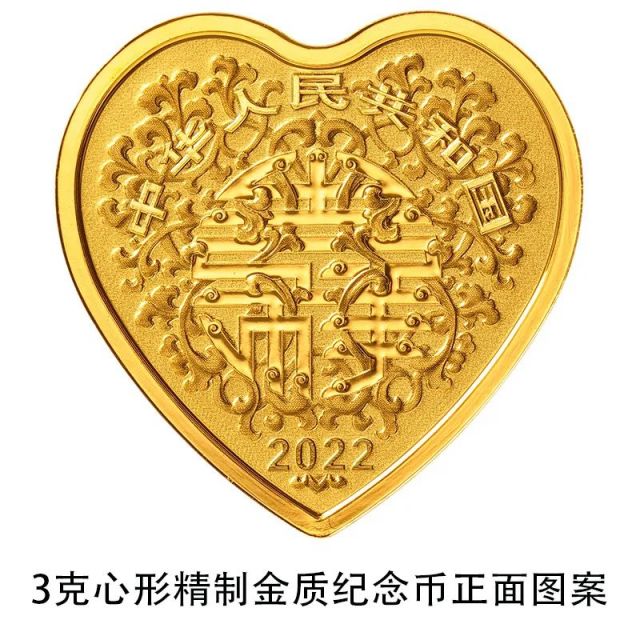 2022吉祥文化金银纪念币图案一览（正面＋背面）