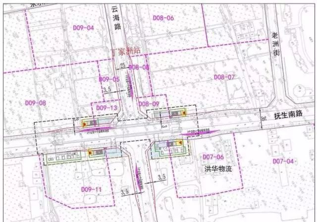 4号线其中白马山站,裕丰街站,中堡站,绳金塔站,丁公路北站还未确定