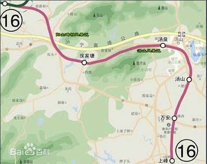 南京地铁16号线线路图
