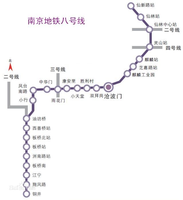 南京地铁8号线,最新南京地铁8号线线路图_站点