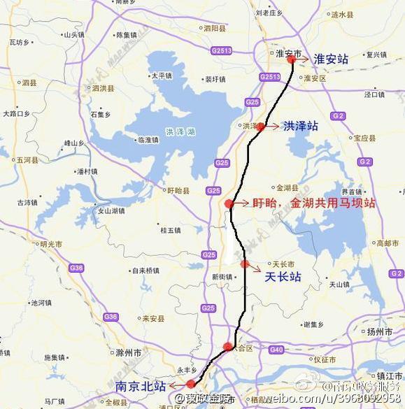 宁淮铁路可行性研究工作计划12月1日开始 明