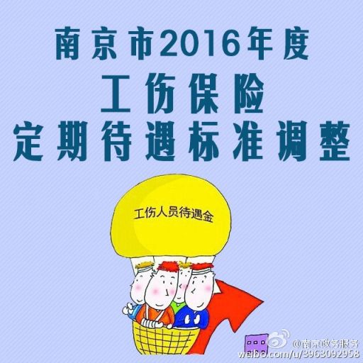 南京2016工伤保险定期待遇标准调整一览