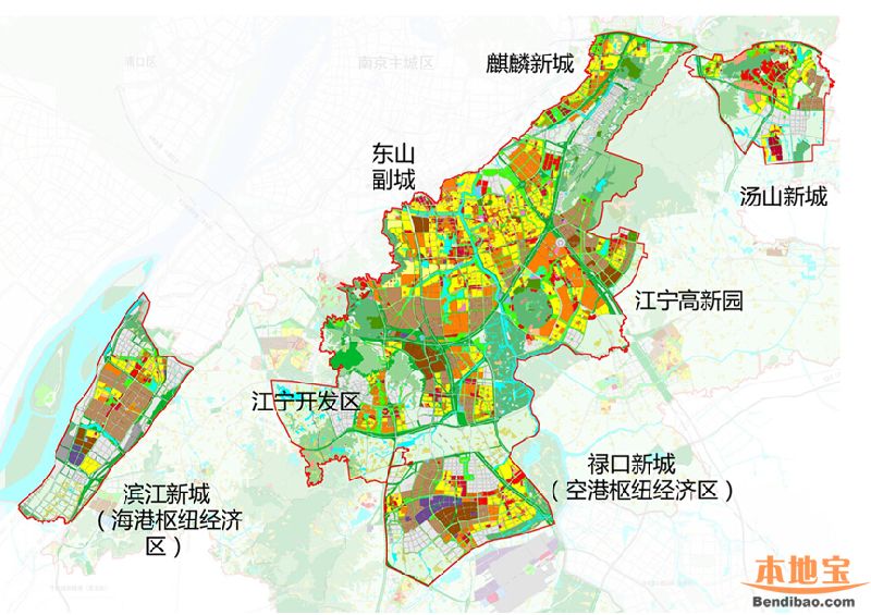 江宁区近期建设规划2015-2020(图)