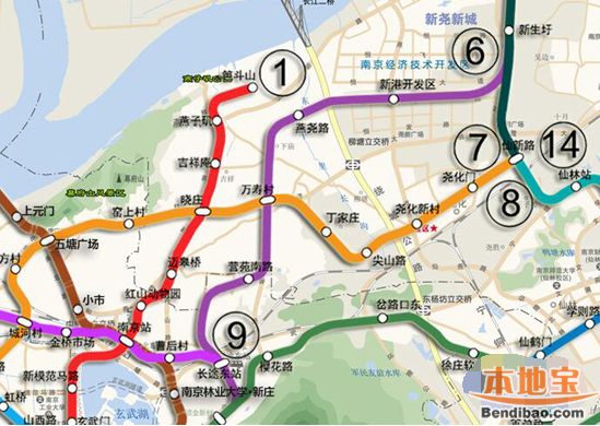 南京地铁7号线和1号线北延线有望2016年内开