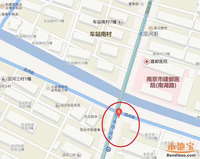 南京地铁7号线沿河街站具体位置(图)- 南京本地