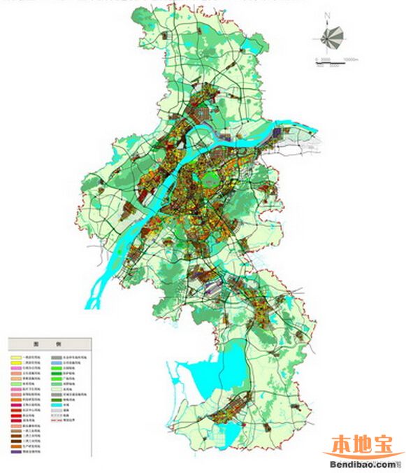 南京近期重点地区空间布局规划(图)
