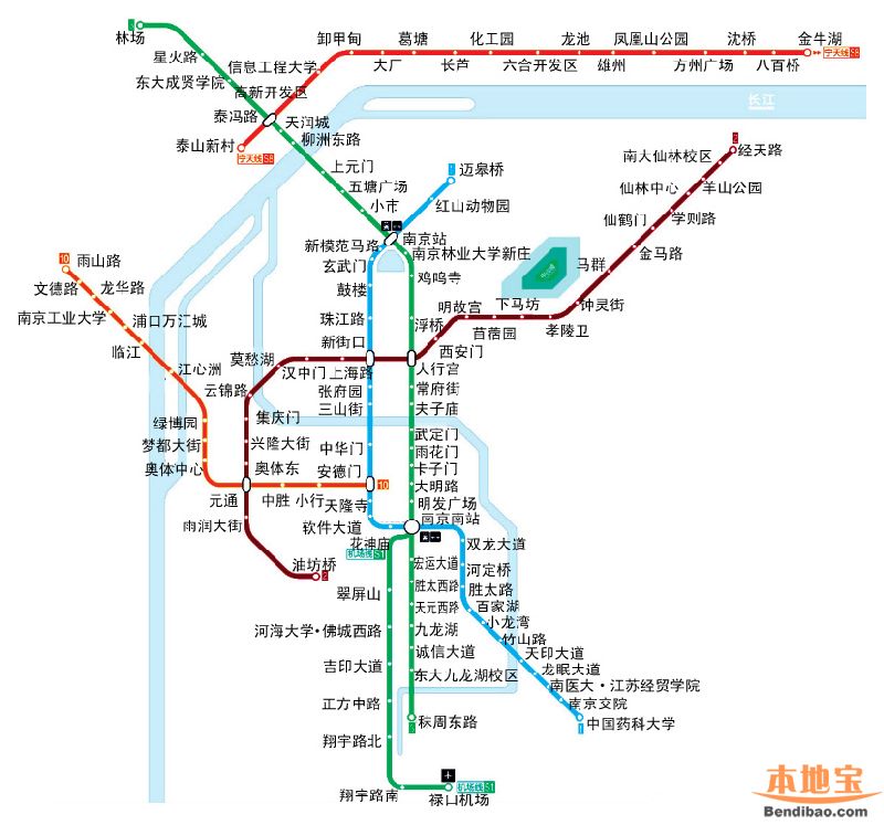 南京十三五地铁规划-江北- 南京本地宝