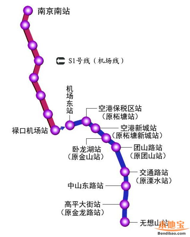宁溧城际(南京地铁S7号线)9个站点名称初定