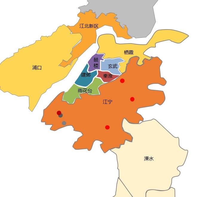 【江宁区】地点2:东至燕园路,南至太新路,西至黄山路,北至燕化路地点1