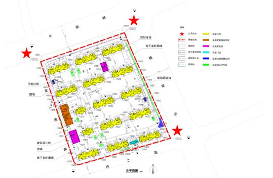 南京江宁区禄口街道航空产业片区棚户区安置房效果图 平面图