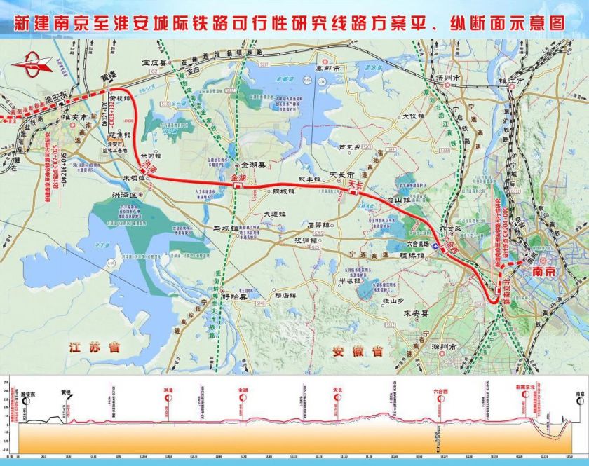 江苏宁淮城际铁路淮安段站前工程2020年内开工