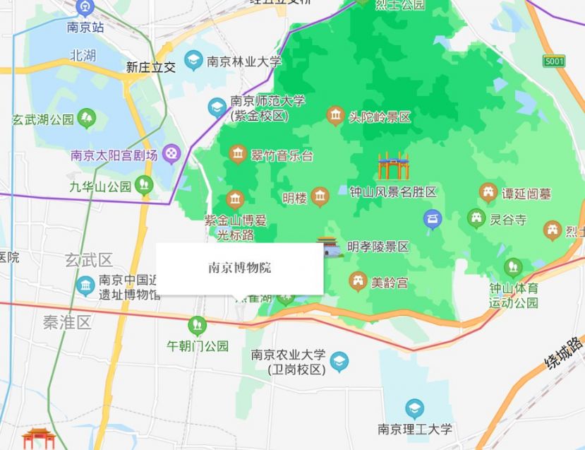 南京博物院里面可以停车吗