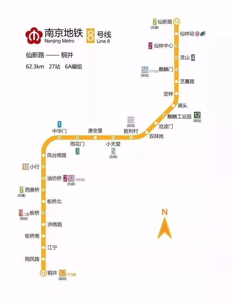 南京地铁8号线2020年底前正式搬迁