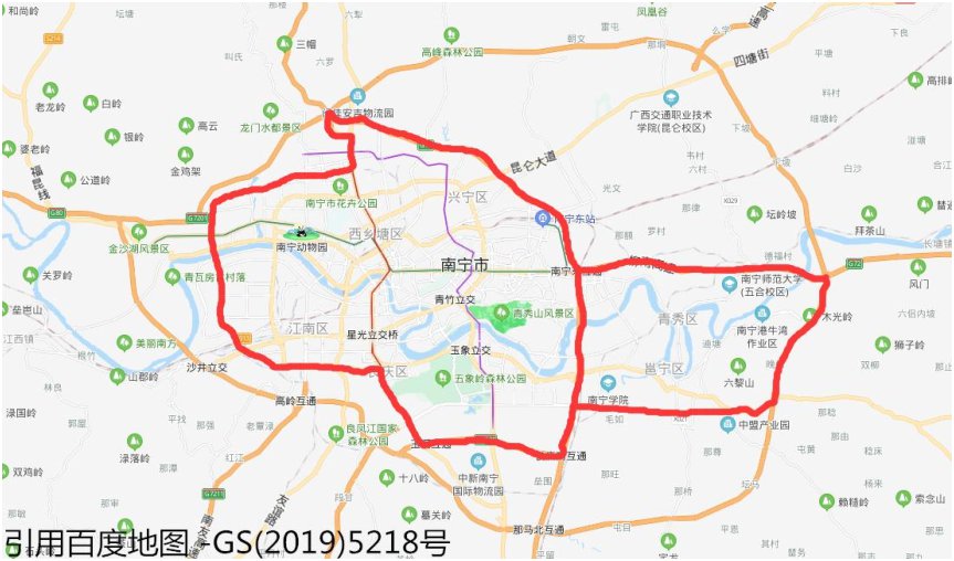 南宁划定国三及以下柴油货车禁止通行区域通告