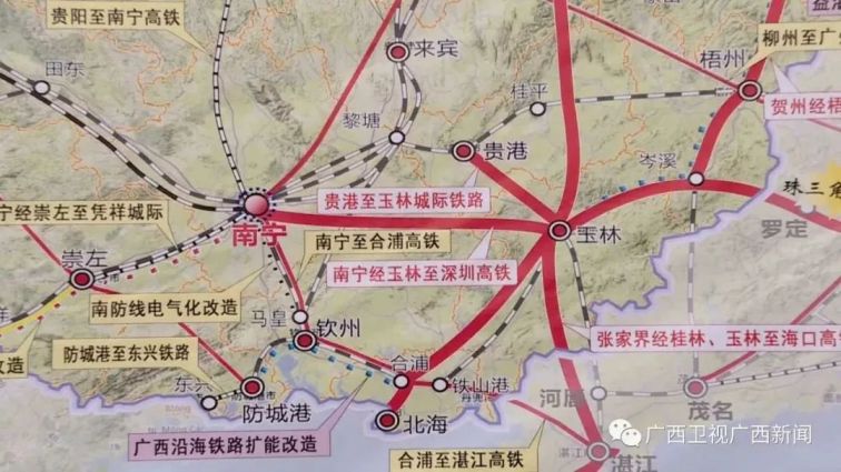 南玉高铁线路图