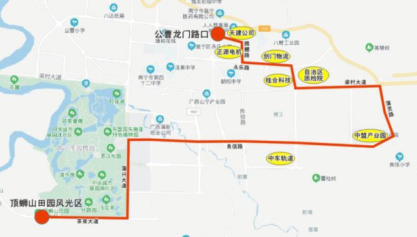 7月1日起南宁优化邕宁片区公交配套服务